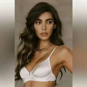 🆕Gooseberry Intimates Manhattan Demi Bra Ivory Size M New With Tags